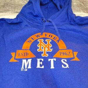 NY Mets Fanatics Baseball Hoodie- Men's Big & Tall Size 5XT NWT